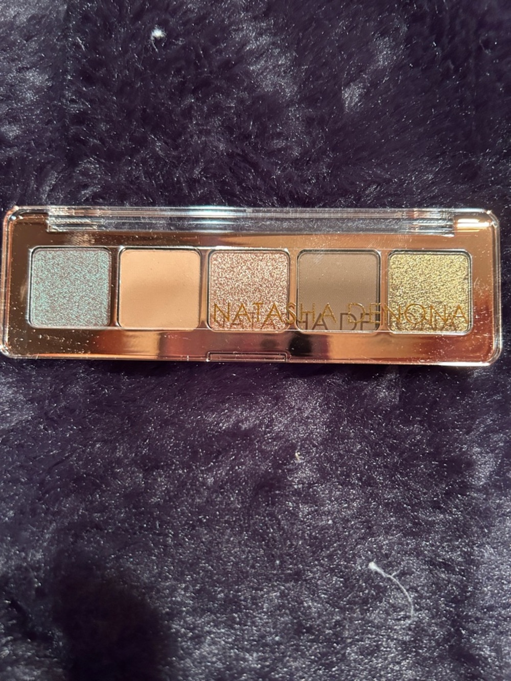 Natasha Denona Mini Eyeshadow Palette — Green, Gold & Taupe Tones